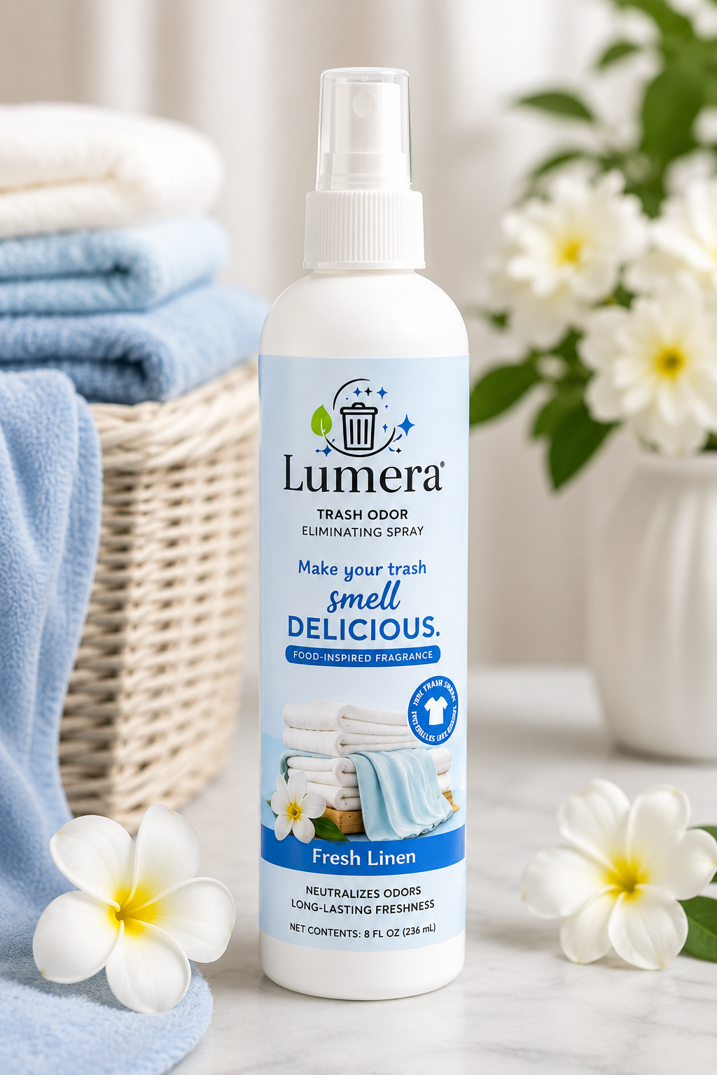 Lumera Fresh Linen trash deodorizer