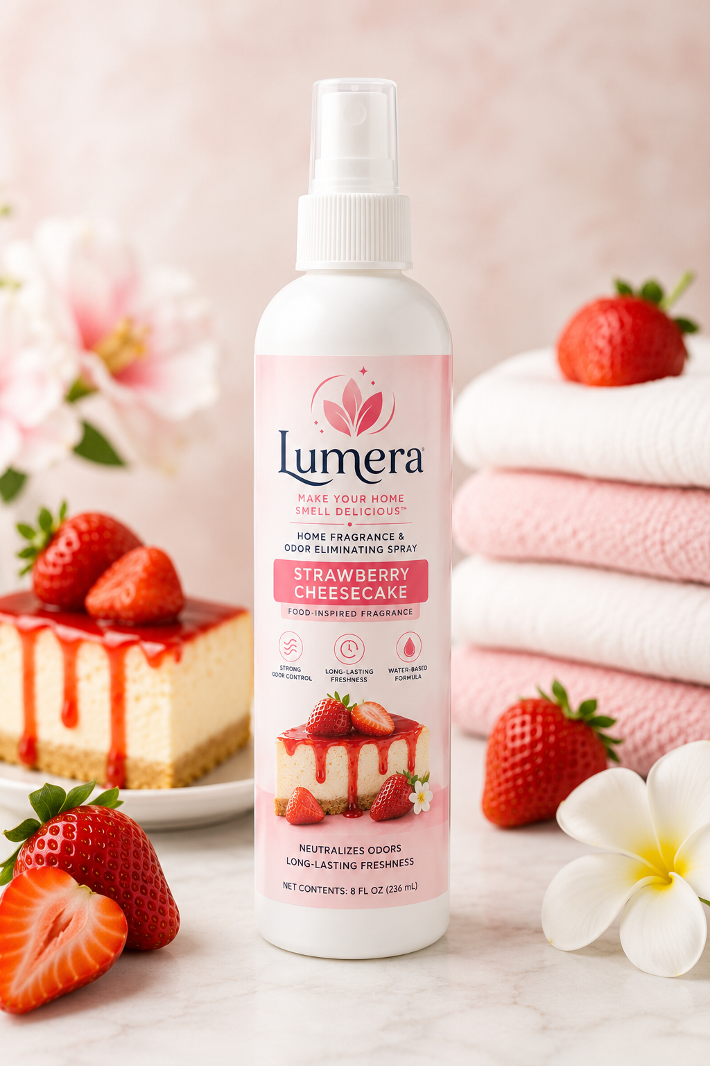 Lumera Fresh Strawberry Cheesecake
